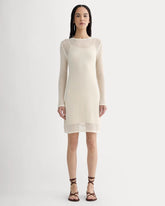 The Lace Knit Mini Dress | Birch