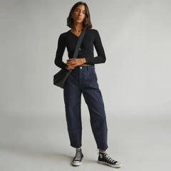 The Utility Barrel Pant | Navy | Regular