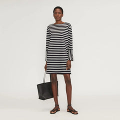 The Mariner Dress | Black / Canvas Tan