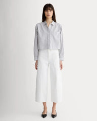 The Way-Short Shirt in Silky Cotton | Periscope / Bone