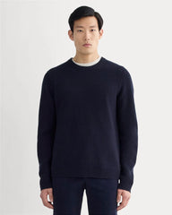 The Fisherman Crew in Wool Cashmere | Navy