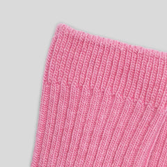 The Ribbed Sweater Sock | Fuchsia Pink