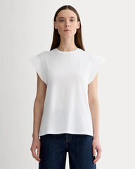 The Muscle Tee in Essential Cotton | White