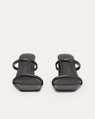 The Double Strap Heel | Black