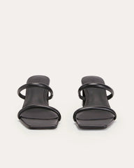 The Double Strap Heel | Black