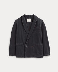 The Denim Chore Blazer | Black