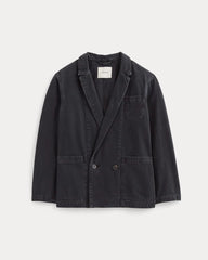 The Denim Chore Blazer | Black