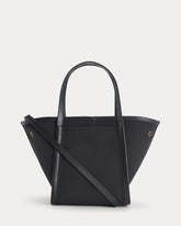 Canvas Mini Lug Tote | Black