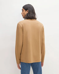 The Essential Organic Long-Sleeve Tee | Toasted Coconut