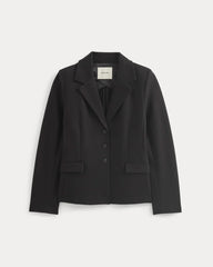Ponte Sculpted Blazer | Black