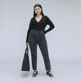 The '90s Cheeky Hourglass Jean | Washed Black | 28.5" Inseam