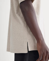 Oversized Midweight Tee | Heathered Oatmeal
