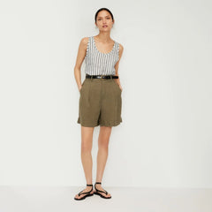 The Linen Way-High® Drape Short | Kalamata