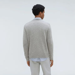 The Merino-Blend Crewneck Sweater | Heathered Grey