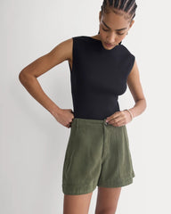 The Utility Short in Buttersoft | Olive Night