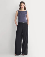 Cowl Neck Twist Tank in Butterluxe | Graystone