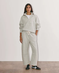Luxe Fleece Half-Zip Sweatshirt | Heathered Grey