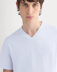 The Essential Organic V-Neck Tee | Skywriting