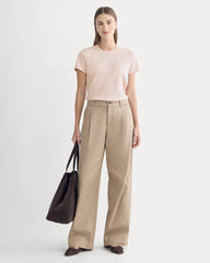 The Slim Crew in Essential Cotton | Soft Rose