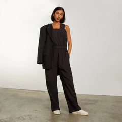 The Fatigue Apron Jumpsuit | Black