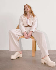 The Boxy Oxford | Whisper Pink