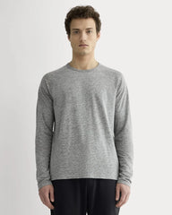 The Rec Long-Sleeve Crew | Heathered Grey