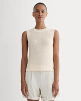 The Organic Cotton Open-Stitch Tank | Canvas