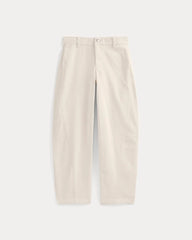 Twisted Seam Barrel Pant | Bone