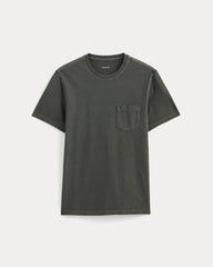 The Essential Organic Garment-Dyed Crew | Black