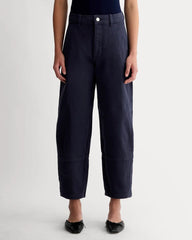 The Utility Barrel Pant | Navy | Tall