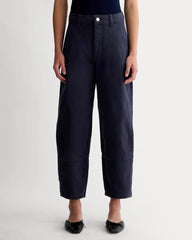 The Utility Barrel Pant | Navy | Tall