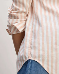 The Must-Have Shirt in Silky Cotton | Bone / Blush Pink