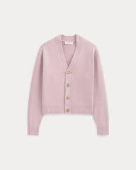 Cropped Cardigan in Everyday Cotton | Burnished Lilac