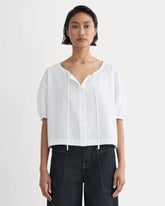 The Gauze Button-Up | White