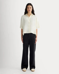 The Short-Sleeve Square Shirt in Butterlite | Bone
