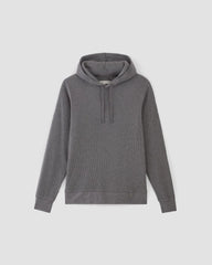 The Waffle-Knit Hoodie | Heathered Charcoal
