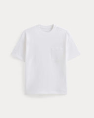 Oversized Midweight Tee | White