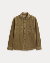 Wide Wale Corduroy Shirt | Aged Brass
