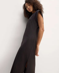The Muscle Tee Midi Dress | Black