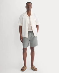 Linen Easy Short | Agave Green