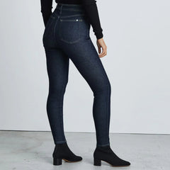 The Way-High® Clean Front Skinny Jean  | Dark Indigo | 26.5" Inseam