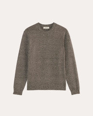 The Classic Sweater in Everyday Cotton | Canvas / Black Twist