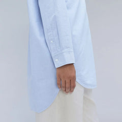The Way Long Oxford Shirt | Light Blue