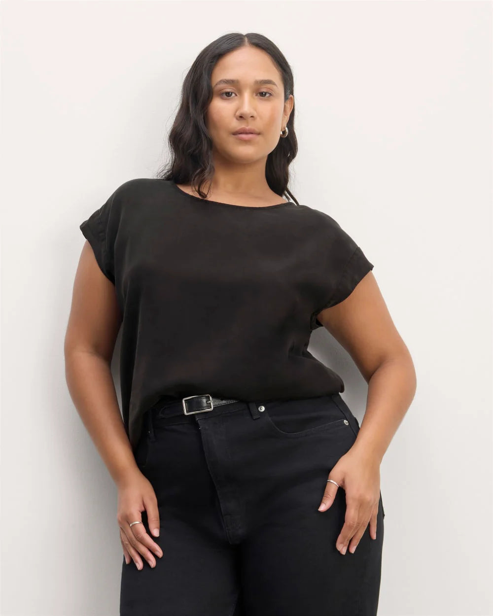 The Muscle Top in Butterlite | Black