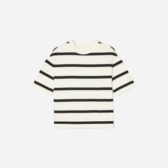 The Premium Weight Relaxed Tee | Black / Canvas