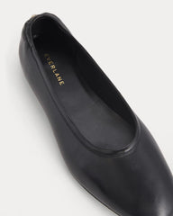 Made in Italy Flat | Black Leather