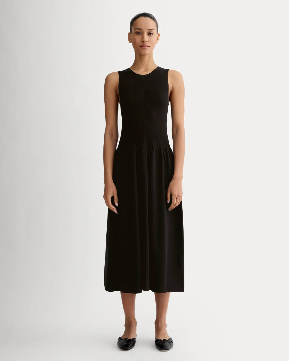 The Knit Crew Dress | Black