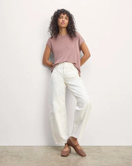 The Oversized Knit Top | Dusty Rose