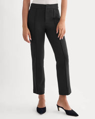 Slim Trouser in Ponte | Black