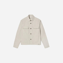 The Everyone Spring Shirt Jacket | Navy Stripe